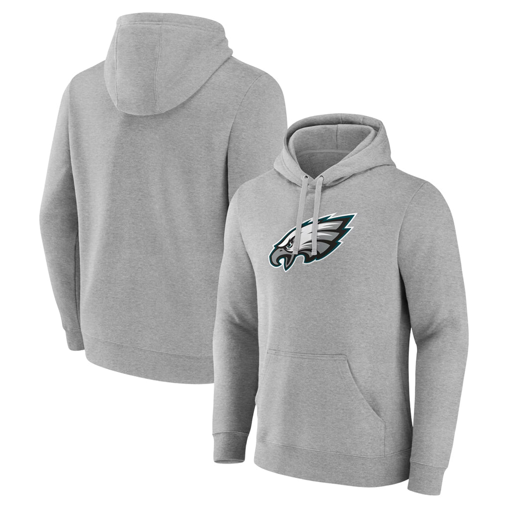 P.Eagles ## Eagles Blank Player Gray LOGO Pullover Hoodies Home Game Odoa Stitched Jerseys