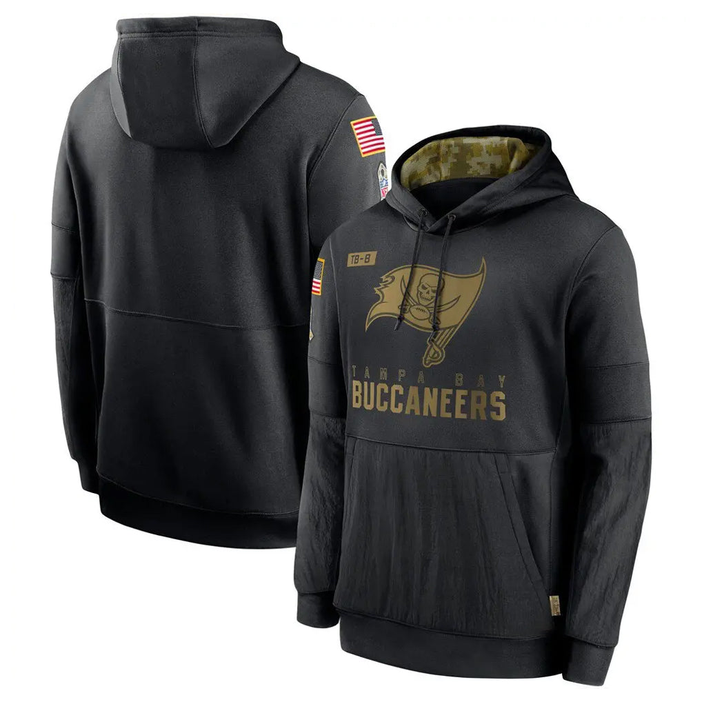 TB.Buccaneers ## Buccaneers Blank Player Black Salute to Service Sideline Performance Pullover Hoodies Home Game Odoa Stitched Jerseys