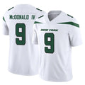 NY.Jets #9 Will McDonald IV Player White Limited Vapor F.U.S.E. Home Game Odoa Stitched Jerseys