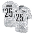 W.Commanders #25 Nick Cross Player Arctic Camo Limited Salute To Service Home Game Odoa Stitched Jerseys