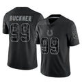 IN.Colts #99 DeForest Buckner Player Black Reflective Limited Game Odoa Stitched Jerseys