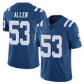 IN.Colts #53 CJ Allen Player Royal Limited Vapor Untouchable Home Game Odoa Stitched Jerseys