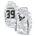 H.Texans #39 Henry To'oTo'o Player Arctic Camo Salute to Service Hoodies Limited Game Odoa Stitched Jerseys