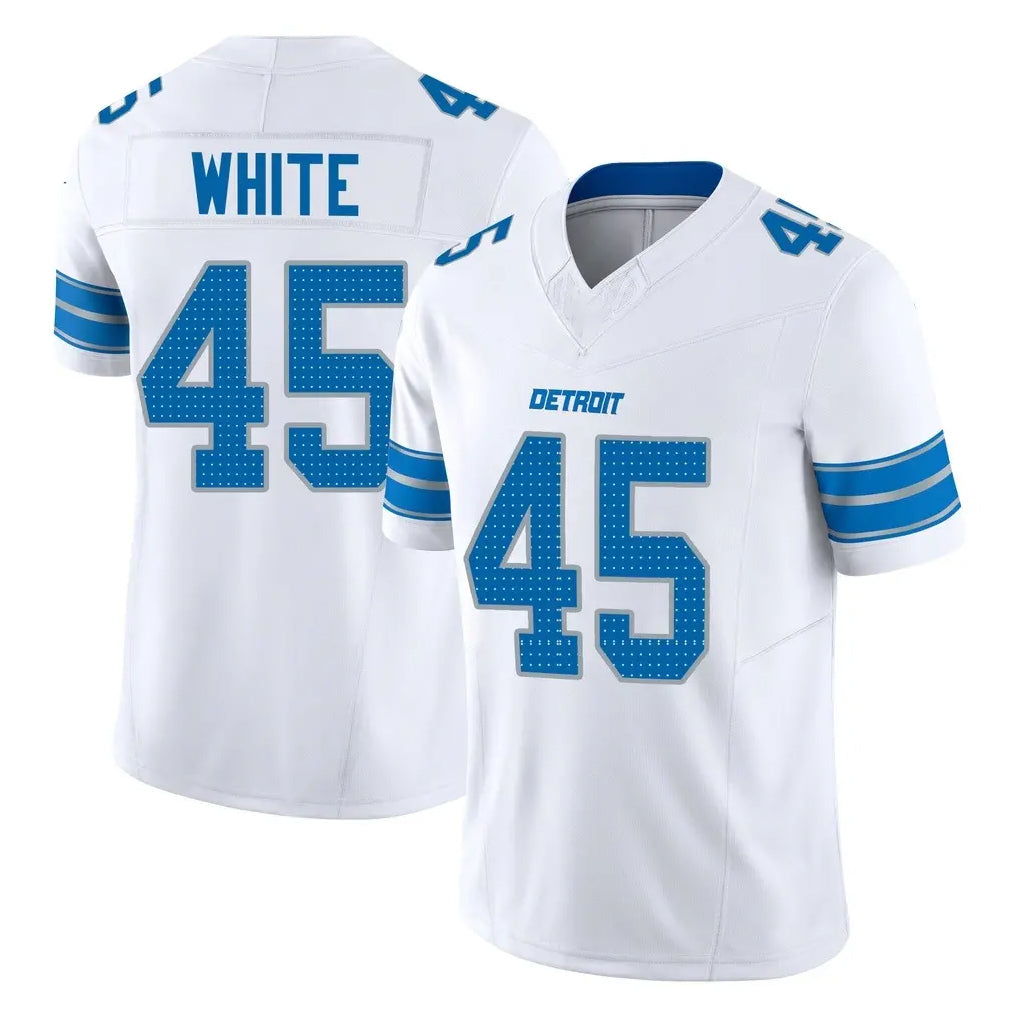 D.Lions #45 Devin White Player White Limited Vapor F.U.S.E. Alternate Home Game Odoa Stitched Jerseys