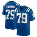 IN.Colts #79 Bernhard Raimann Player Royal Home Game Odoa Stitched Jerseys