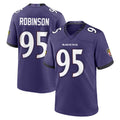 B.Ravens #95 Tavius Robinson Player Purple Limited Home Game Odoa Stitched Jerseys