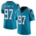 C.Panthers #97 Bobby Brown III Player Blue Vapor Untouchable Limited Game Odoa Stitched Jerseys
