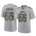 GB.Packers #56 Edgerrin Cooper Player Gray Atmosphere Fashion Home Game Odoa Stitched Jerseys