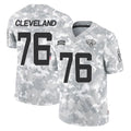 J.Jaguars #76 Ezra Cleveland Player Arctic Camo Salute To Service Limited Game Odoa Stitched Jerseys
