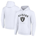 LV.Raiders ## Raiders Blank Player White LOGO Pullover Hoodies Home Game Odoa Stitched Jerseys