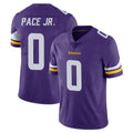 M.Vikings #0 Ivan Pace Jr. Player Purple Limited Vapor Untouchable Home Game Odoa Stitched Jerseys