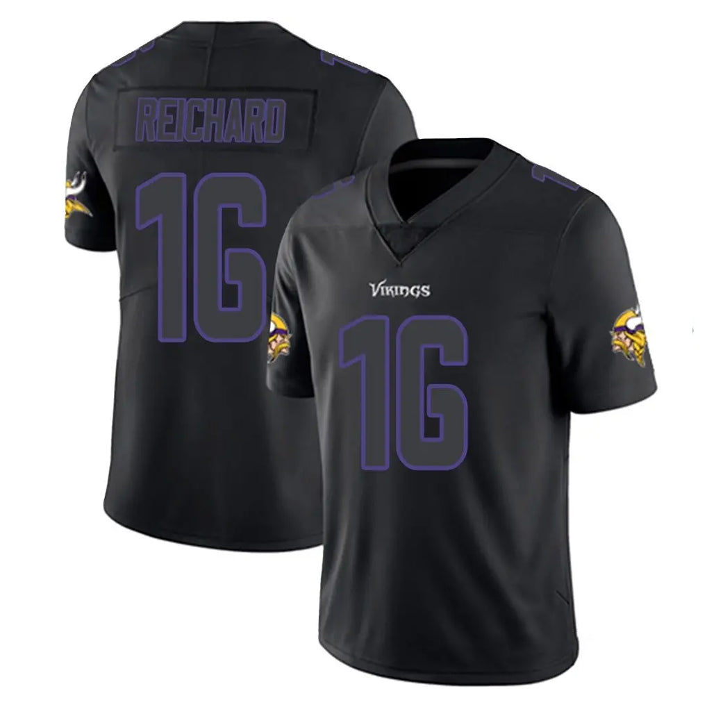 M.Vikings #16 Will Reichard Player Black Impact LImited Home Game Odoa Stitched Jerseys