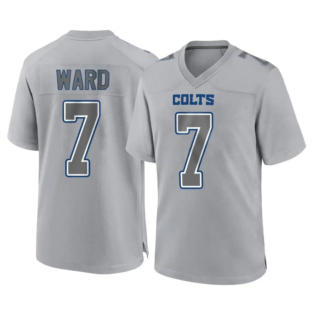 IN.Colts #7 Charvarius Ward Sr. Player Gray Atmosphere Fashion Home Game Odoa Stitched Jerseys