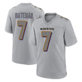 B.Ravens #7 Rashod Bateman Player Gray Color Rush Vapor Untouchable Game Odoa Stitched Jerseys