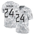 T.Titans #24 Alontae Taylor Player Arctic Camo Limited Salute to Service Home Game Odoa Stitched Jerseys