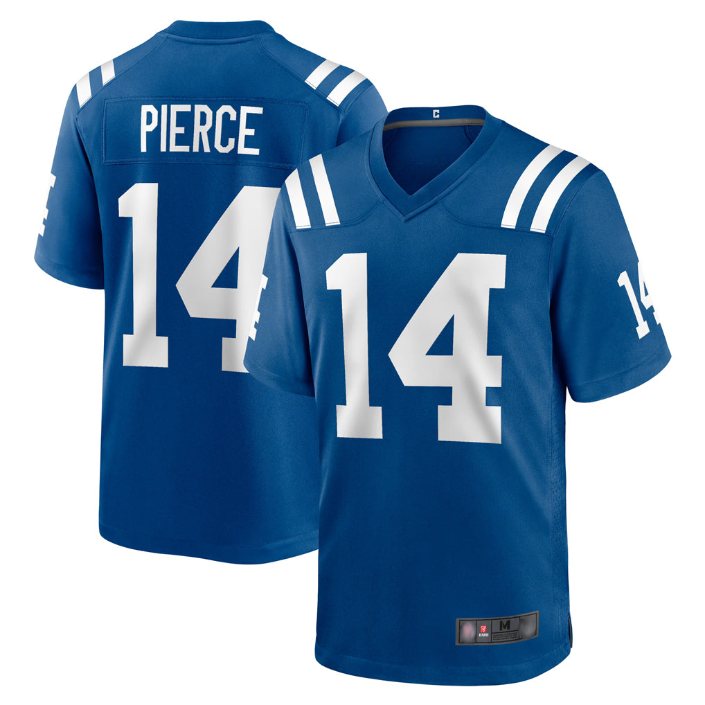 IN.Colts #14 Alec Pierce Player Royal Home Game Odoa Stitched Jerseys