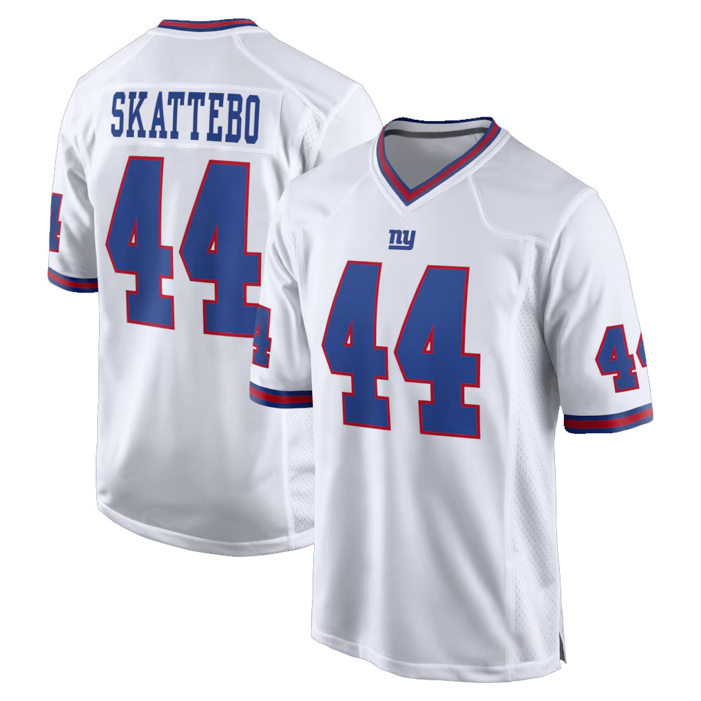 NY.Giants #44 Cam Skattebo Player White Game Home Odoa Stitched Jerseys