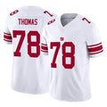 NY.Giants #78 Andrew Thomas Player White Limited Vapor F.U.S.E. Home Game Odoa Stitched Jerseys