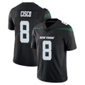 NY.Jets #8 Andre Cisco Player Stealth Black Limited Vapor Home Game Odoa Stitched Jerseys