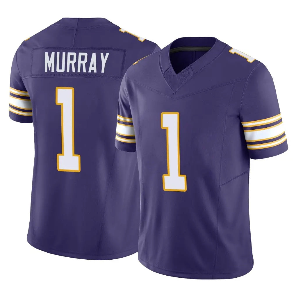 M.Vikings #1 Kyler Murray Player Purple Limited Classic Vapor F.U.S.E. Home Game Odoa Stitched Jerseys