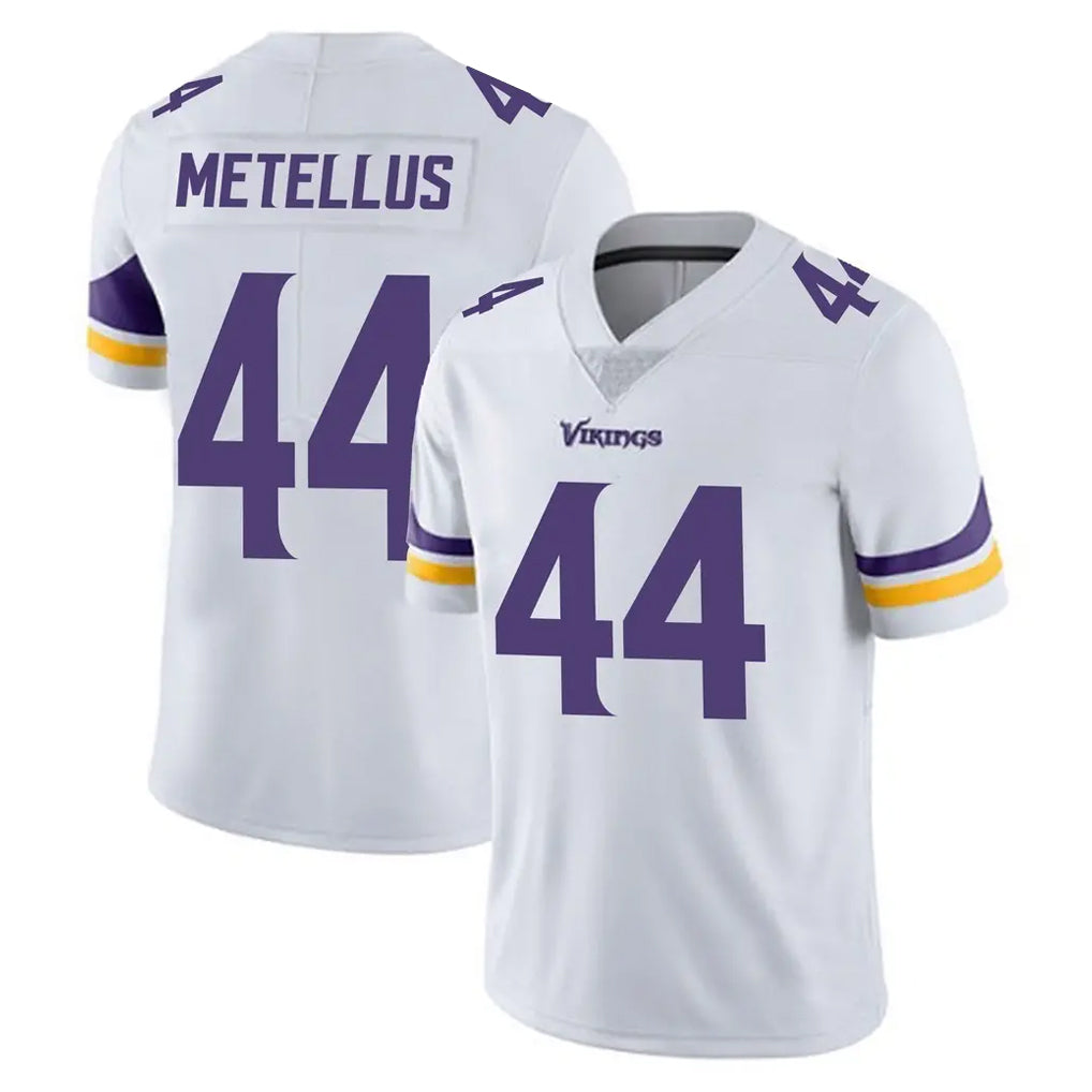 M.Vikings #44 Josh Metellus Player White Limited Vapor Untouchable Home Game Odoa Stitched Jerseys