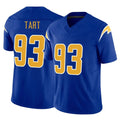 LA.Chargers #93 Teair Tart Player Royal Limited Vapor F.U.S.E. Home Game Odoa Stitched Jerseys