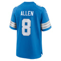 Odoa D.Lions #8 Kyle Allen Blue Team Game Jersey