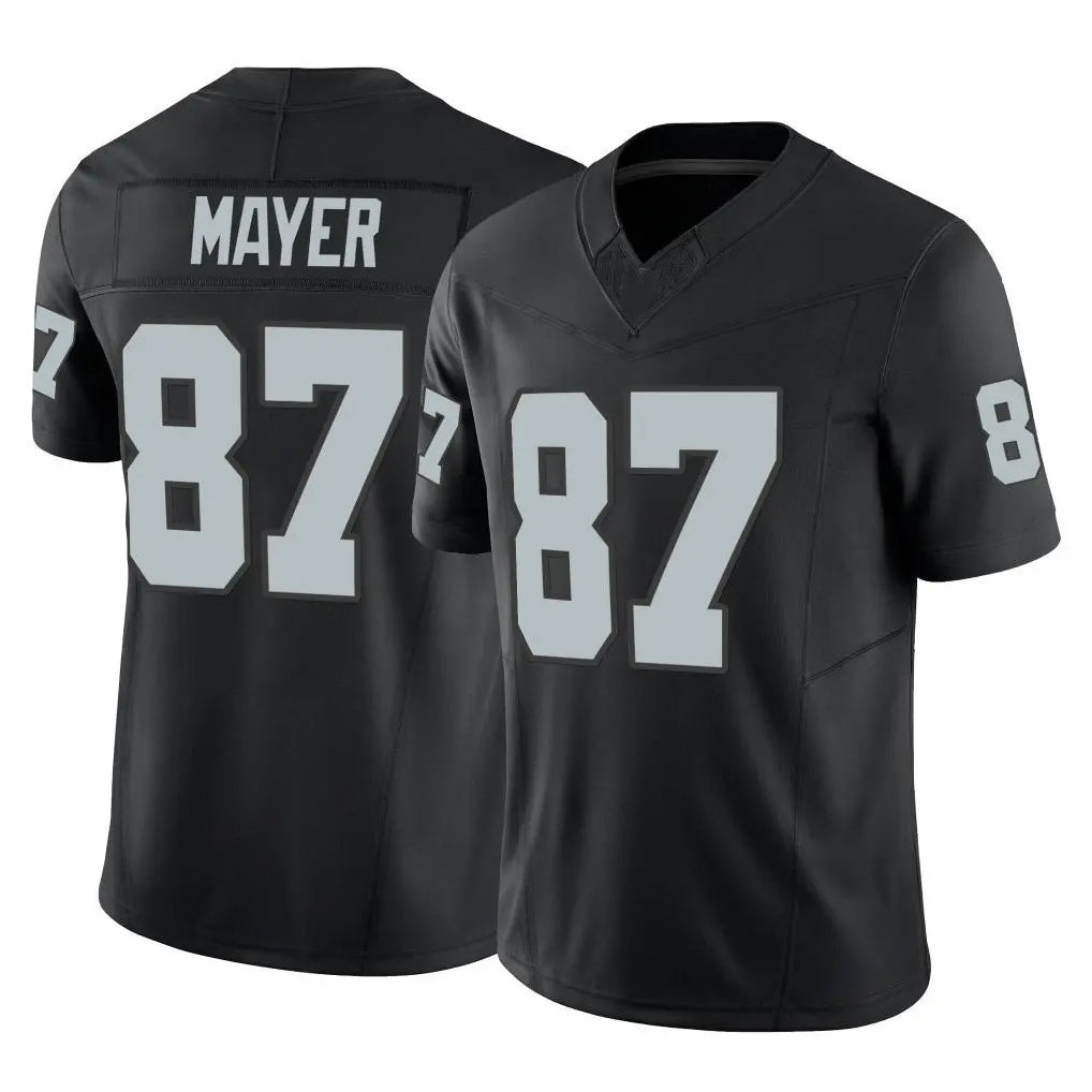 LV.Raiders #87 Michael Mayer Player Black Limited Vapor F.U.S.E. Home Game Odoa Stitched Jerseys