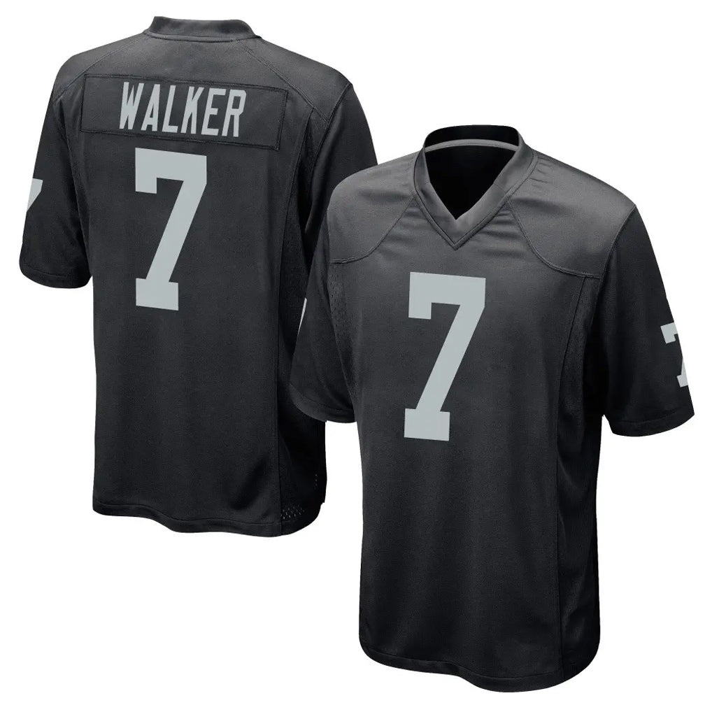 LV.Raiders #7 Quay Walker Player Black Home Game Odoa Stitched Jerseys