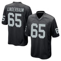 LV.Raiders #65 Tyler Linderbaum Player Black Home Game Odoa Stitched Jerseys