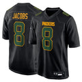 GB.Packers #8 Josh Jacobs Player Black Fashion Home Game Odoa Stitched Jerseys