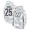 W.Commanders #25 Nick Cross Player Arctic Camo Limited Salute to Service Pullover Hoodies Game Odoa Stitched Jerseys