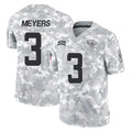 J.Jaguars #3 Jakobi Meyers Player Arctic Camo Salute To Service Limited Game Odoa Stitched Jerseys