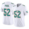 M.Dolphins #52 Patrick Paul Player White Limited Vapor F.U.S.E. Home Game Odoa Stitched Jerseys