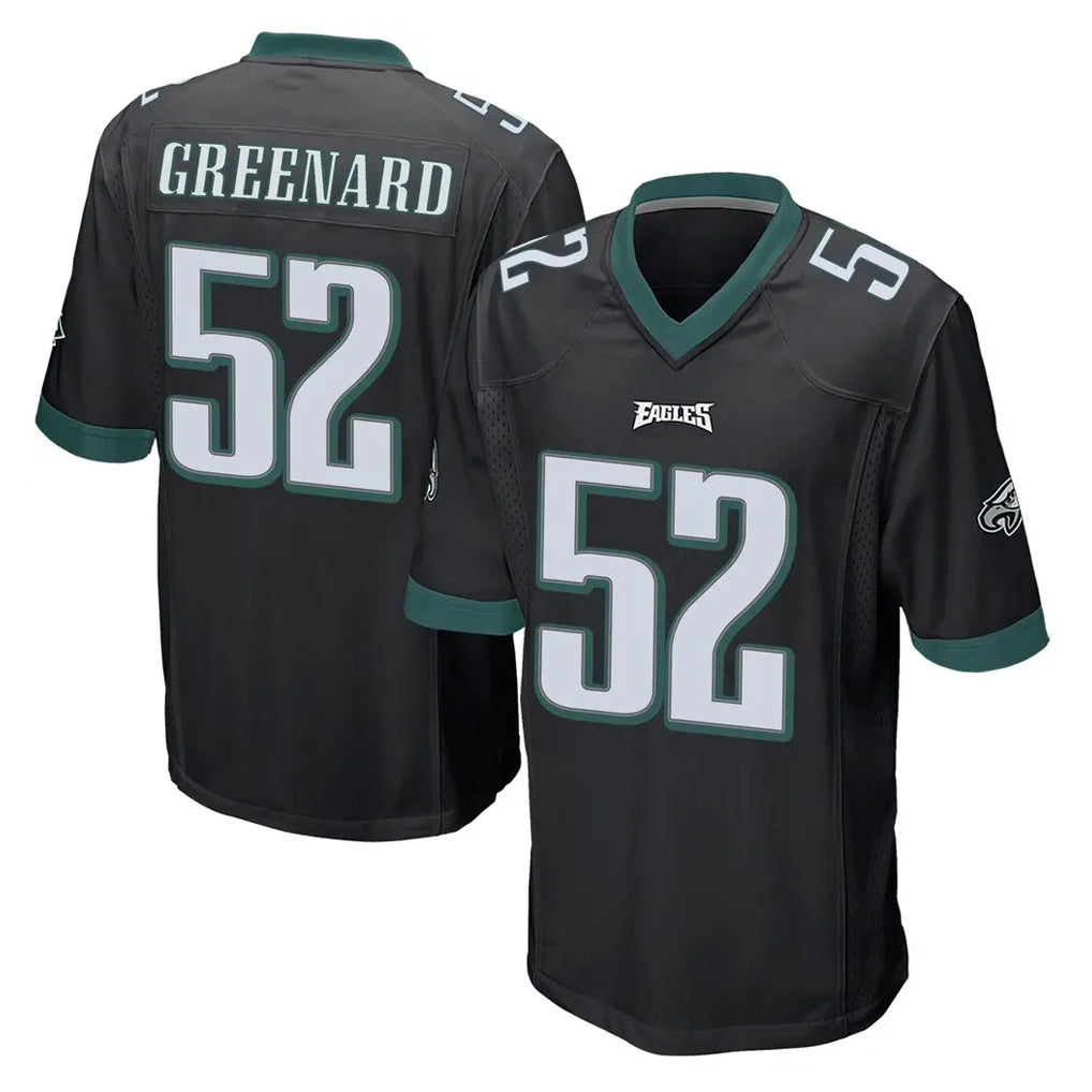 P.Eagles #52 Jonathan Greenard Player Black Home Game Odoa Stitched Jerseys