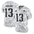 NE.Patriots #13 Mack Hollins Player Arctic Camo Salute To Service Limited Game Odoa Stitched Jerseys