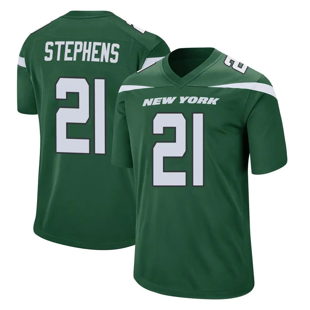 NY.Jets #21 Brandon Stephens Player Green Home Game Odoa Stitched Jerseys