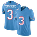 T.Titans #3 Tommy Townsend Player Light Blue Team Vapor F.U.S.E. Limited Home Game Odoa Stitched Jerseys