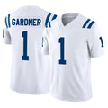 IN.Colts #1 Sauce Gardner Player White Limited Vapor F.U.S.E. Home Game Odoa Stitched Jerseys