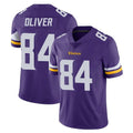 M.Vikings #84 Josh Oliver Player Purple Limited Vapor Untouchable Home Game Odoa Stitched Jerseys