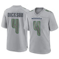 S.Seahawks #4 Michael Dickson Player Gray Atmosphere Fashion Home Game Odoa Stitched Jerseys