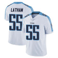 T.Titans #55 JC Latham Player White Limited Vapor Untouchable Home Game Odoa Stitched Jerseys