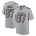 NE.Patriots #87 Romeo Doubs Player Gray Fashion Limited Home Game Odoa Stitched Jerseys
