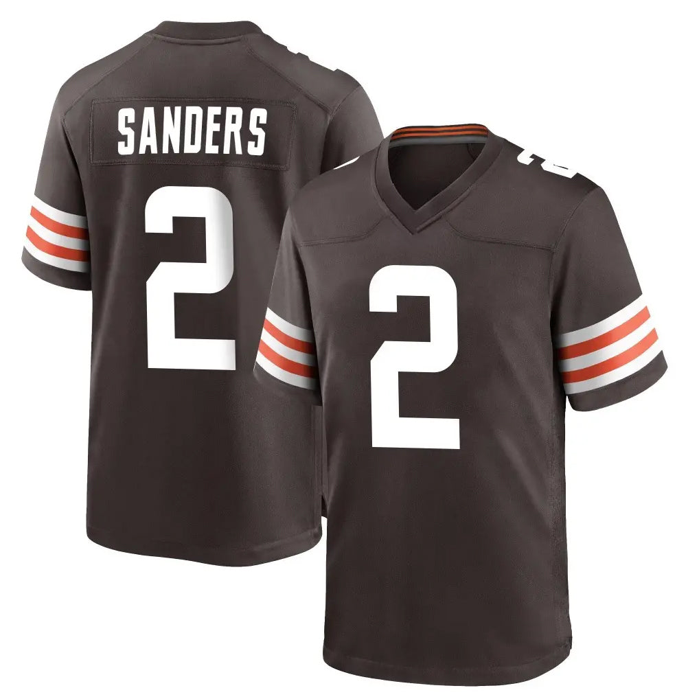 C.Browns #2 Shedeur Sanders Player Brown Home Game Odoa Stitched Jerseys