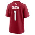 Odoa A.Cardinals #1 Groom Cardinal Team Game Jersey