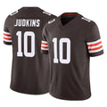 C.Browns #10 Quinshon Judkins Player Brown Vapor F.U.S.E. Limited Home Game Odoa Stitched Jerseys