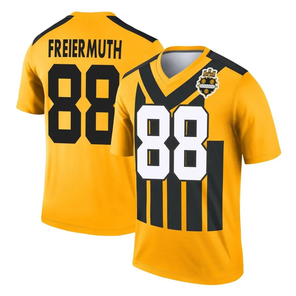 P.Steelers #88 Pat Freiermuth Player Gold Legend Limited 1933 Throwback Performance Home Game Odoa Stitched Jerseys