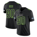 S.Seahawks #90 Jarran Reed Player Black Impact Limited Home Game Odoa Stitched Jerseys