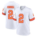 TB.Buccaneers #2 Emeka Egbuka Player White '76 Home Game Odoa Stitched Jerseys