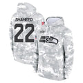 S.Seahawks #22 Rashid Shaheed Player Arctic Camo Limited Salute to Service Pullover Hoodies Game Odoa Stitched Jerseys